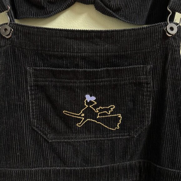 Studio Ghibli Kiki's Delivery Service Womens Corduroy Romper Skirtall Size L - Picture 3 of 15